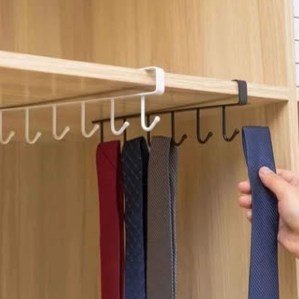 Set Of 2 Black Organizing Hooks - Picture 2 of 6